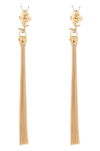 Saint Laurent Cassandre Pendant Earrings