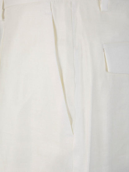 Lardini Linen Formal Bermuda Shorts