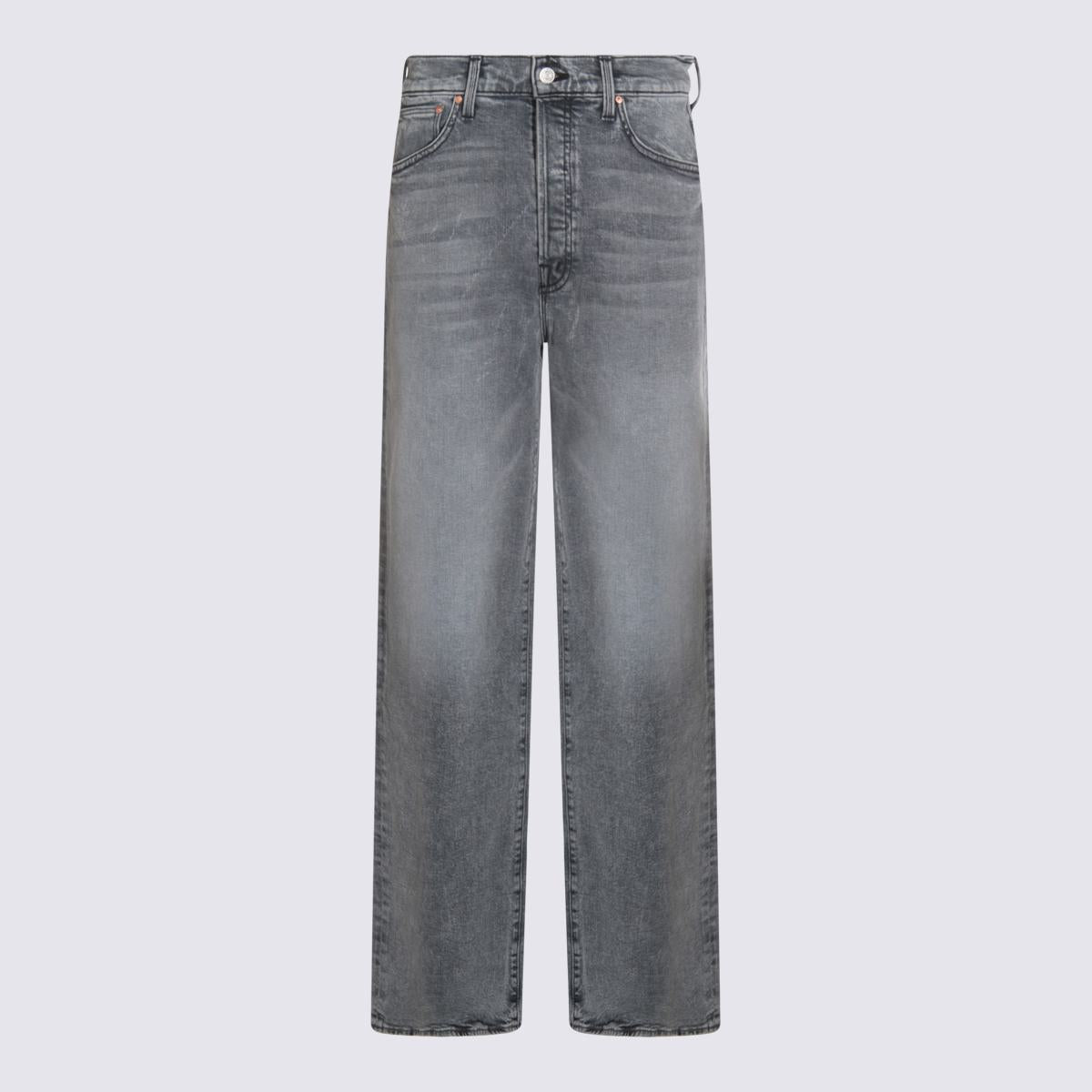 Mother Grey Cotton Jeans