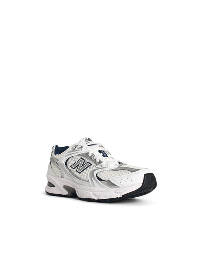 New Balance '530' White Fabric Sneakers