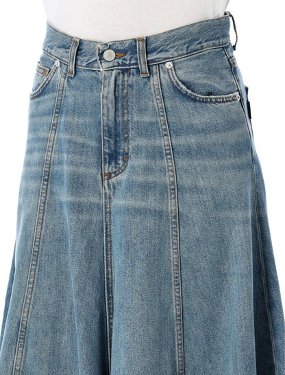 Haikure Serenity Denim Midi Skirt