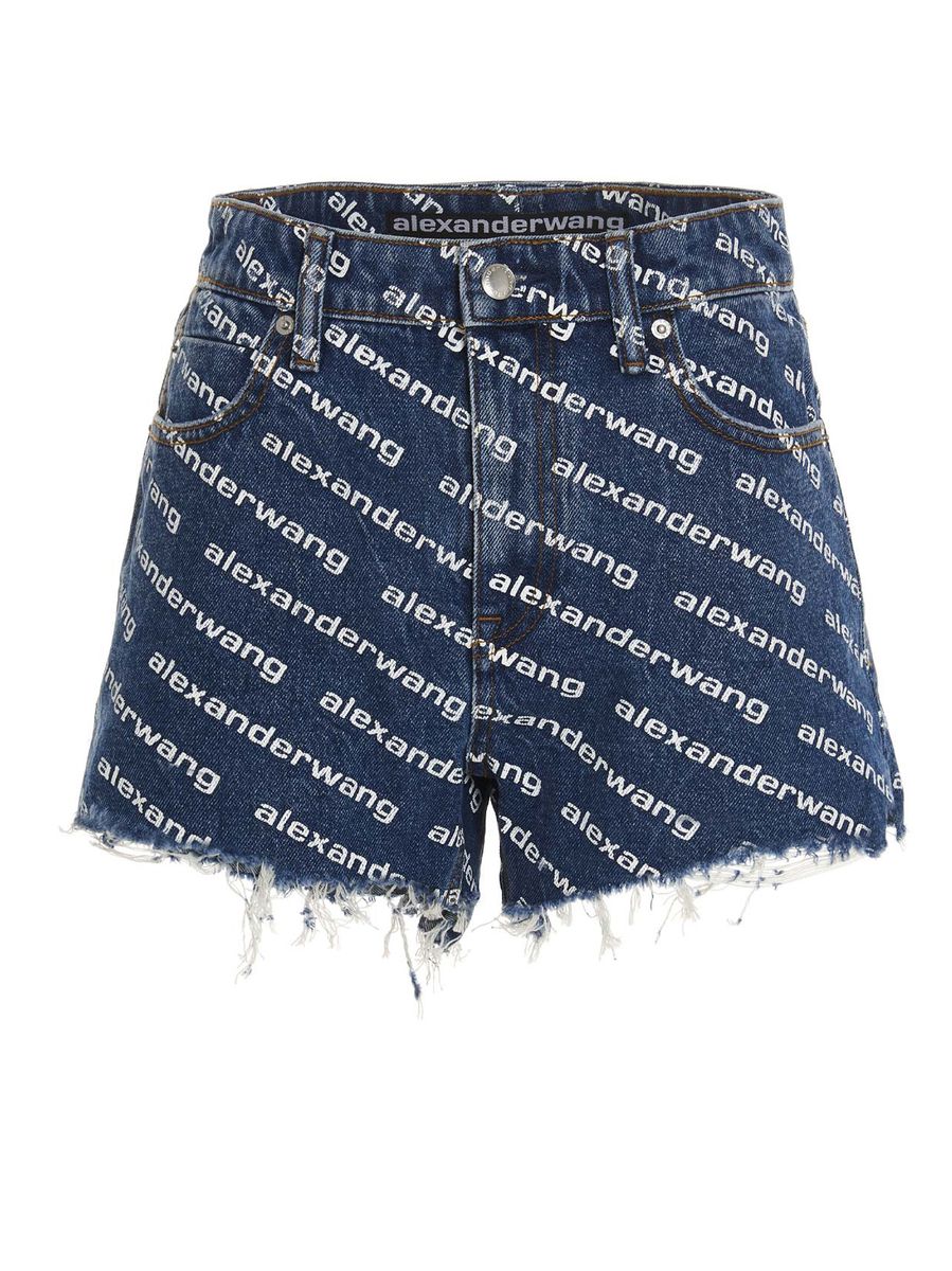 T By Alexander Wang Denim Shorts