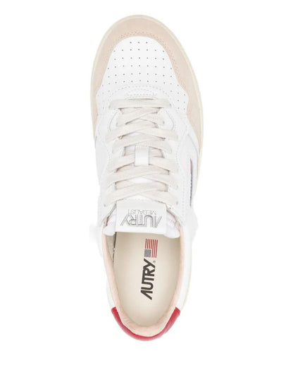 Autry "Medalist Low" Suede Sneakers Shoes