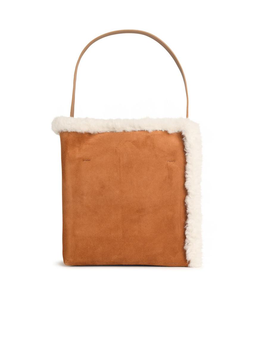 Marni 'Museum' Brown Suede Bag