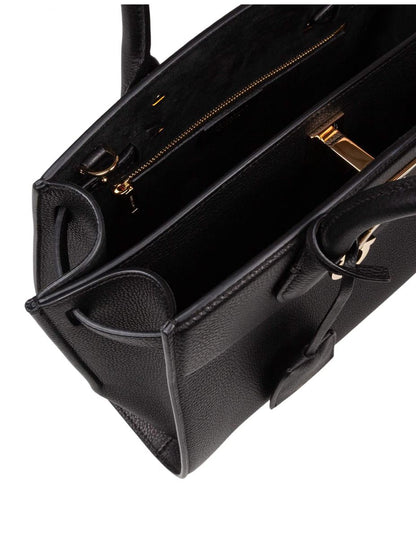 Salvatore Ferragamo Hammered Leather Handbag