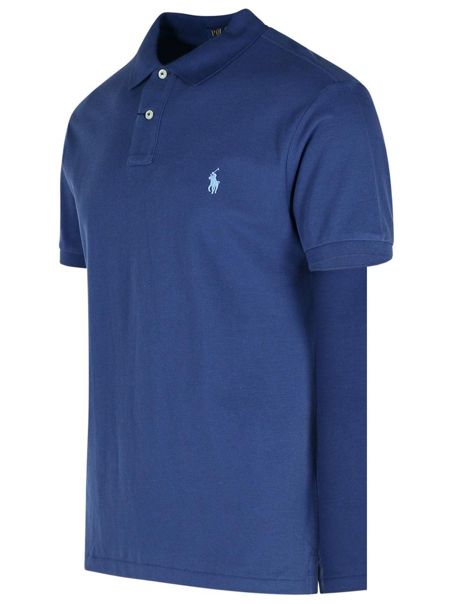 Polo Ralph Lauren Navy Cotton Polo Shirt