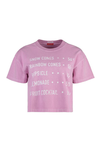 Mother The Grab Cotton Crew-Neck T-Shirt