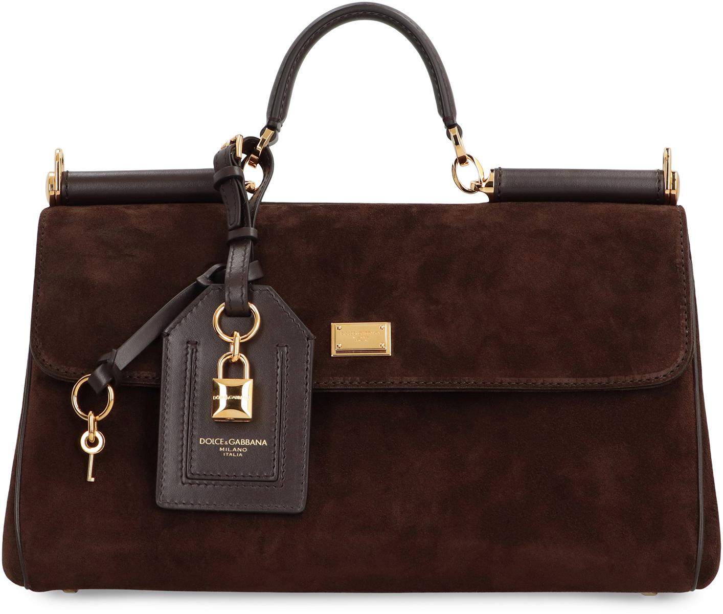 Dolce & Gabbana My Sicily Suede Handbag