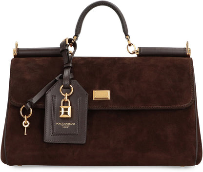 Dolce & Gabbana My Sicily Suede Handbag
