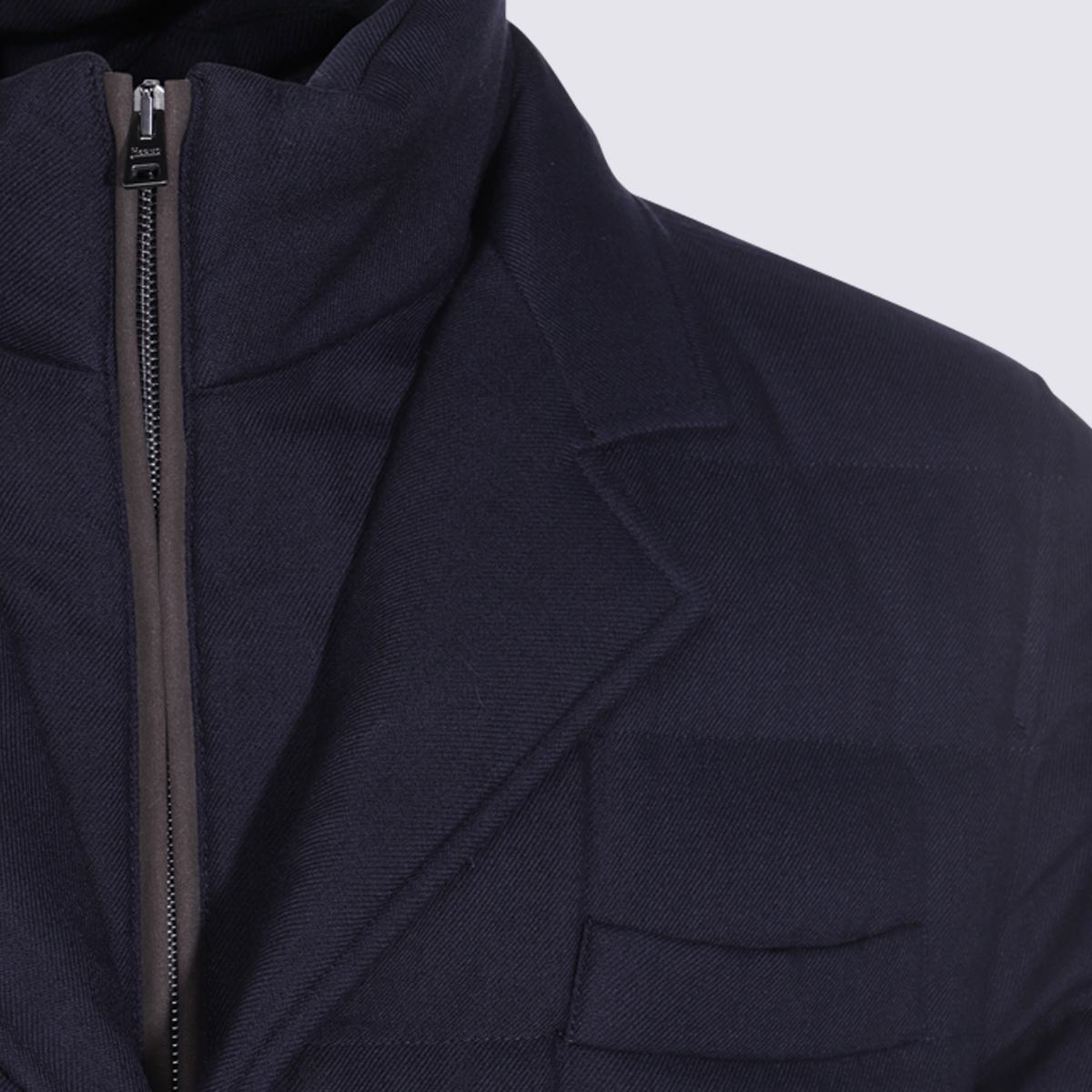 Herno Dark Blue Down Jacket
