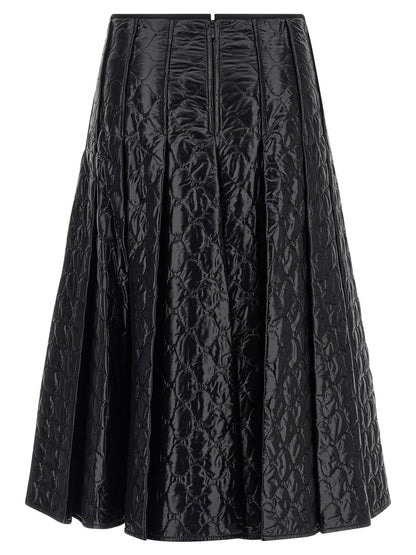 Moncler Laqué Nylon Skirt