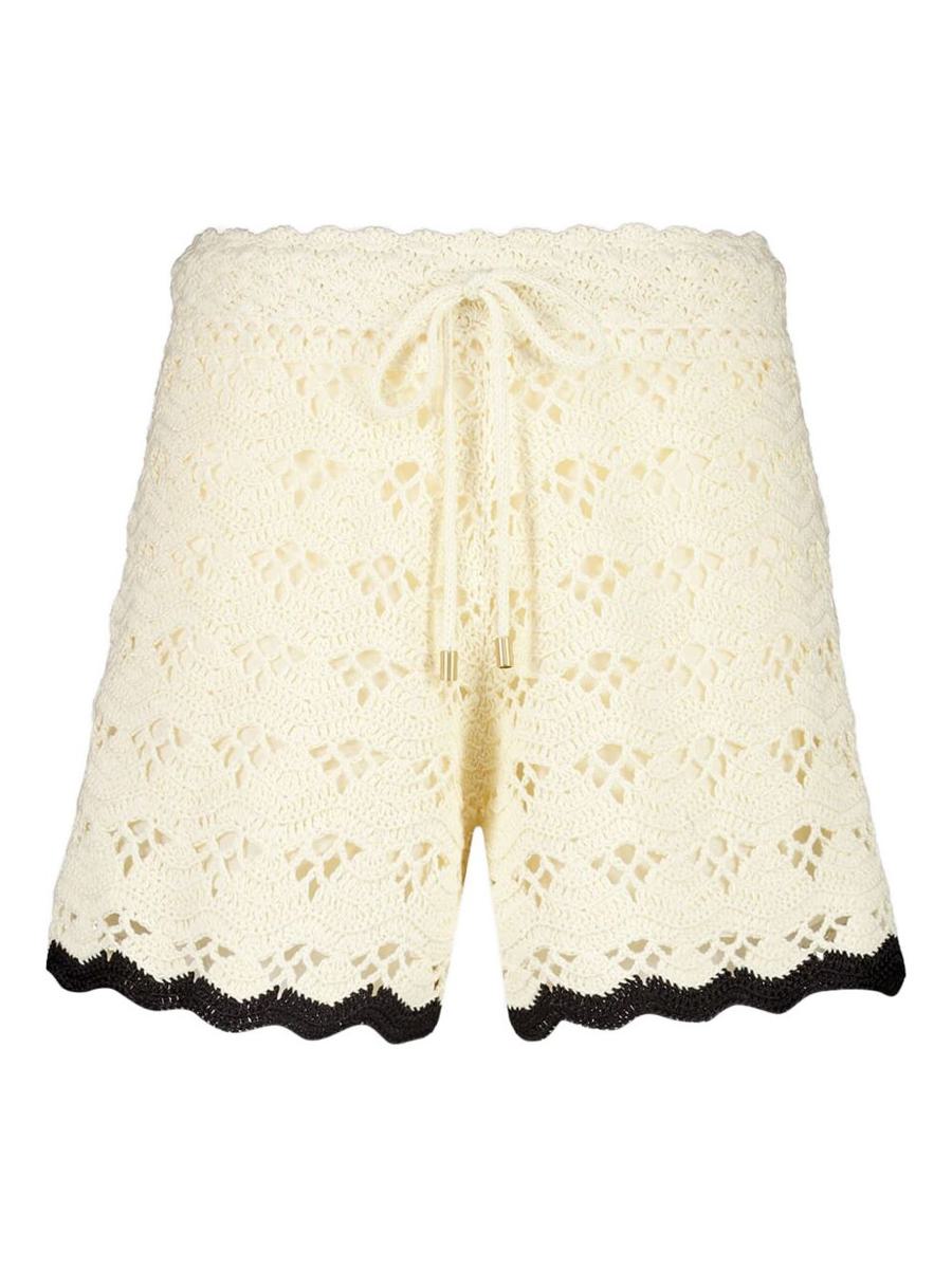 Zimmermann Rhiannon Crochet Shorts