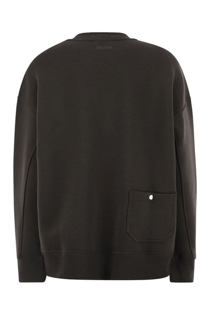 'S Max Mara Monza - Cotton Sweatshirt With Logo
