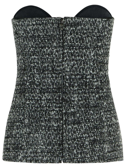 Diesel Two-Tone Wool Blend Top