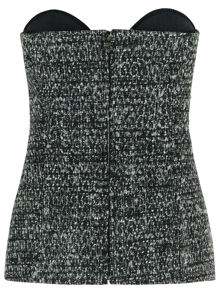 Diesel Two-Tone Wool Blend Top