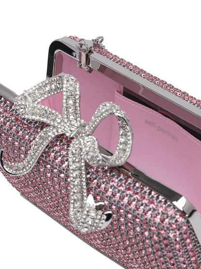 Self-Portrait 'Pink Crystal Box' Clutch