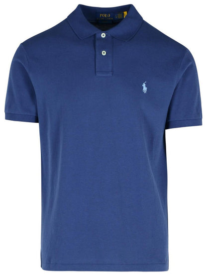 Polo Ralph Lauren Navy Cotton Polo Shirt