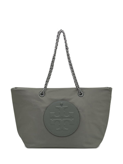 Tory Burch Gray Tory Burch Shopper With Chain