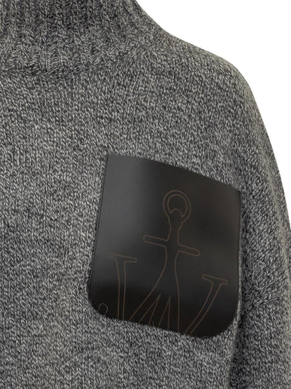 JW Anderson Jw Anderson Sweater With Leather Pocket