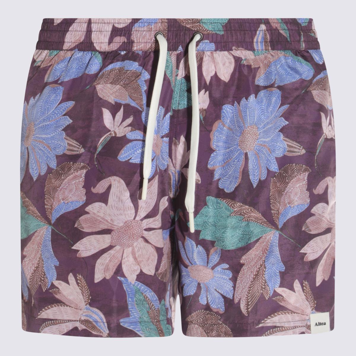 Altea Violet And Multicolor Beachwear