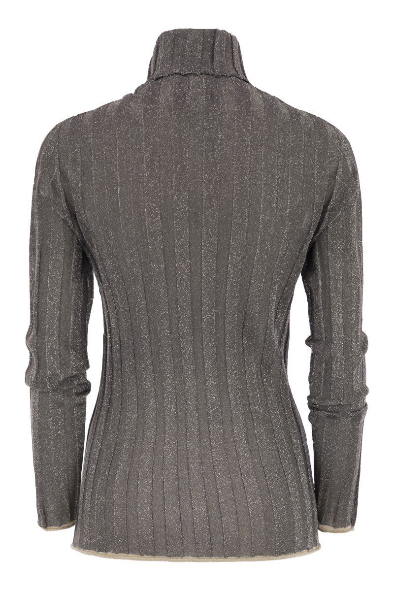 Fabiana Filippi Ribbed Turtleneck With Lurex
