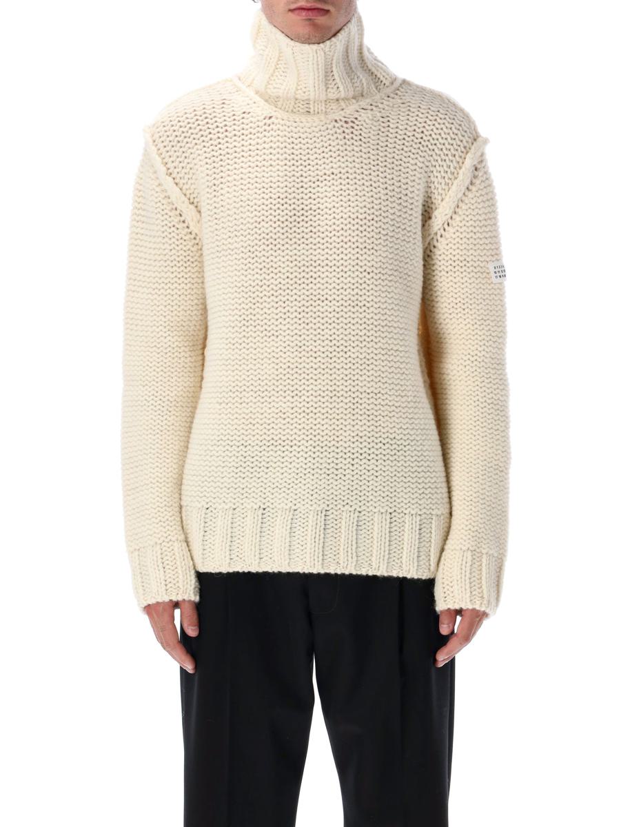 MM6 Maison Margiela Chunky Wool Turtleneck Jumper