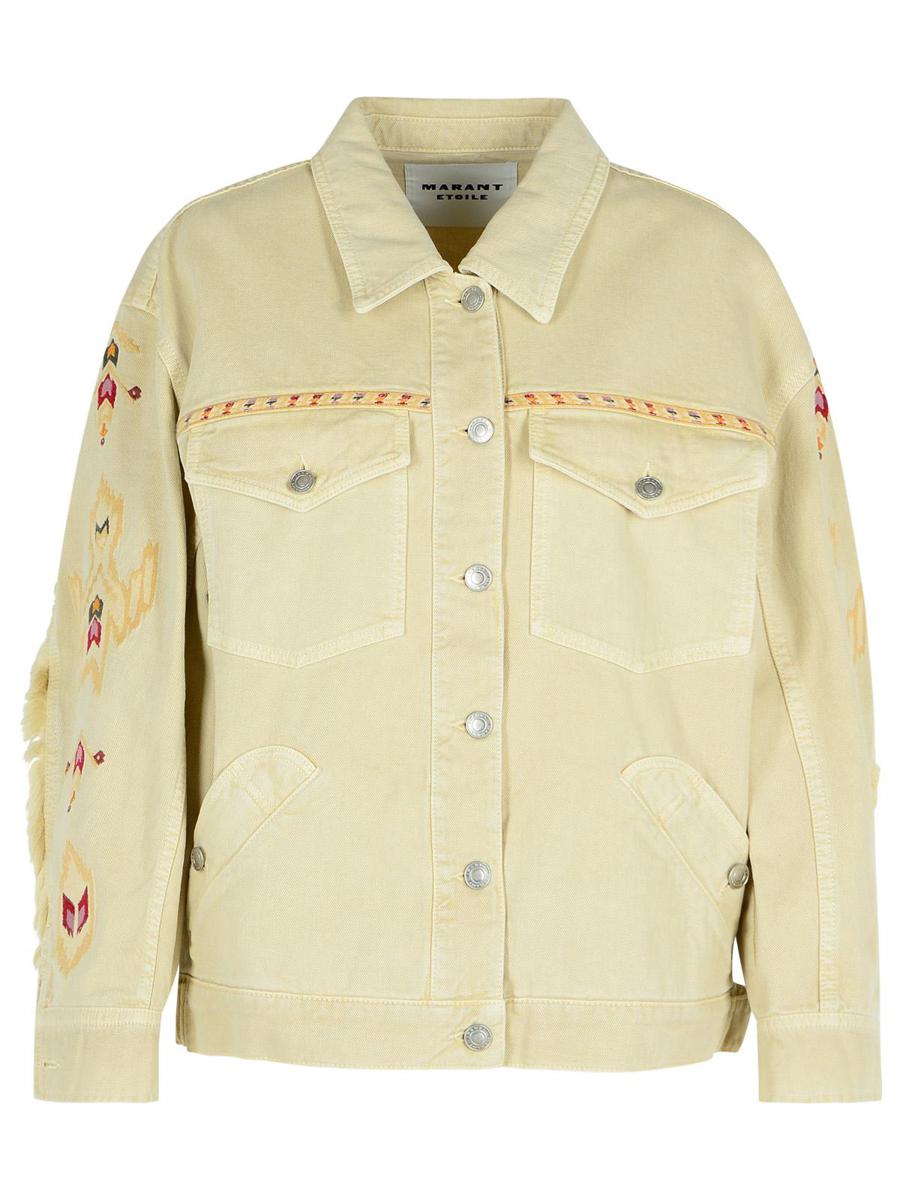 Isabel Marant Étoile 'Manona' Beige Cotton Blend Jacket