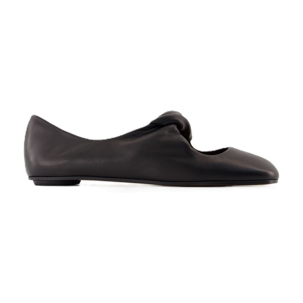 Alexander Mcqueen Twisted Detail Ballet Flats