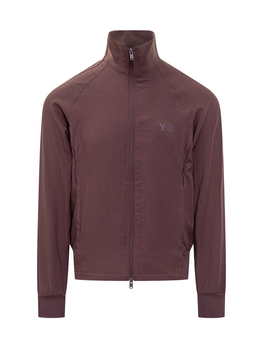 Y-3 Adidas Burgundy Full Zipper Sports Jacket Y-3