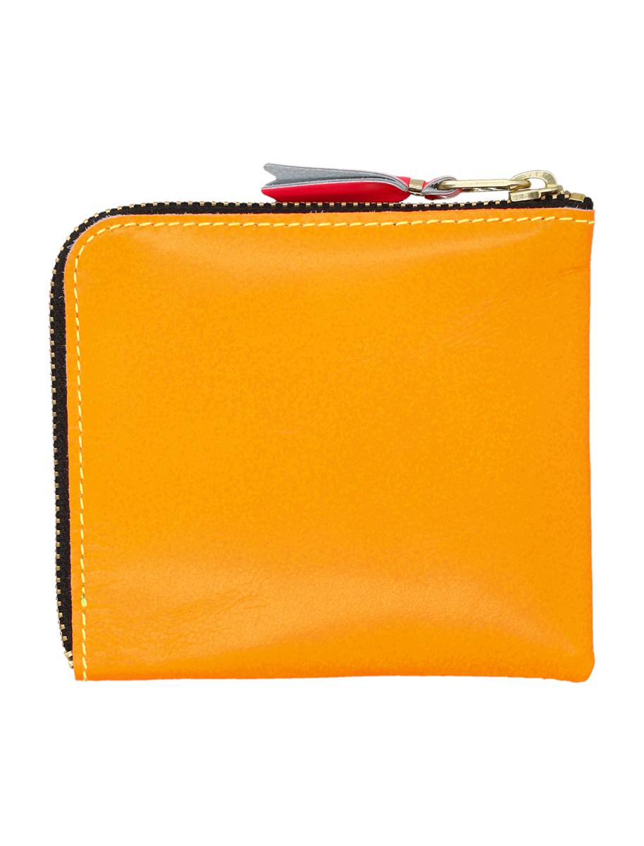 Comme Des Garçons Super Fluo Small Zip Coin Wallet