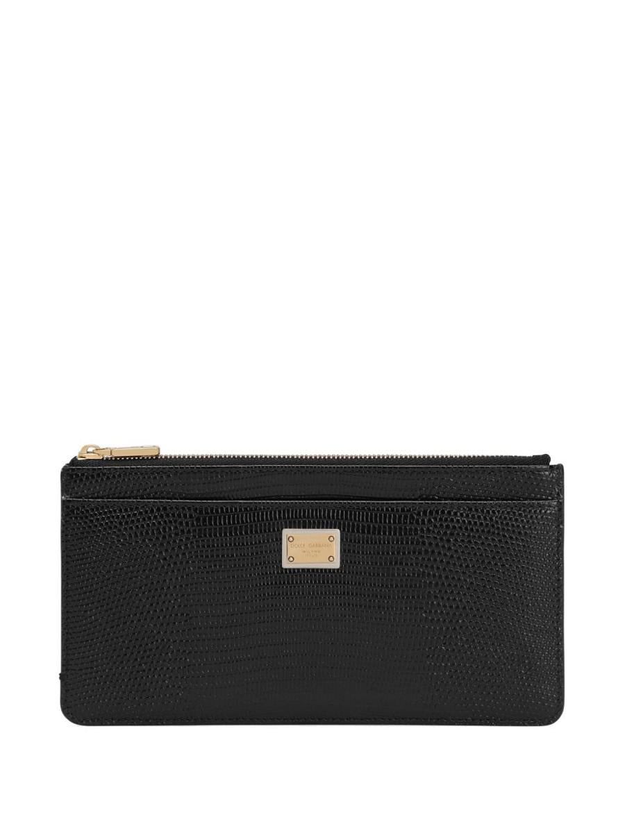 Dolce & Gabbana Card Holder With Logo Plaque