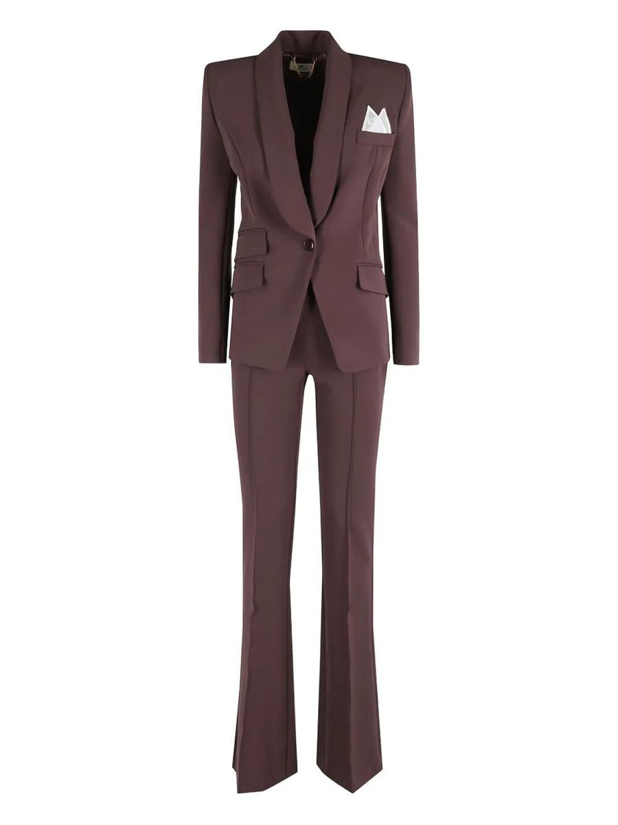 Elisabetta Franchi Suit In Crêpe Fabric Clothing