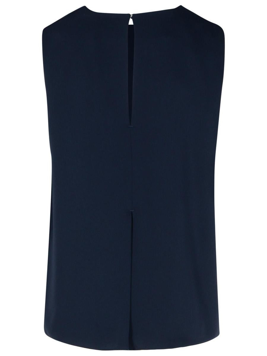 P.A.R.O.S.H. Blue Polyester Blouse