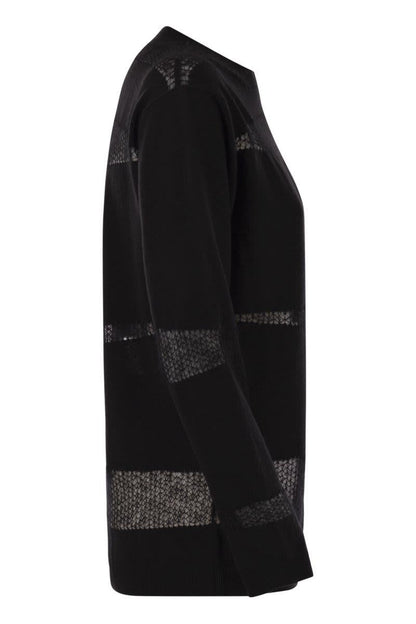 Fabiana Filippi Platinum Boat Neck Sweater