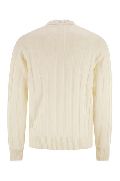 Peserico Wool And Cashmere Ribbed Jumper