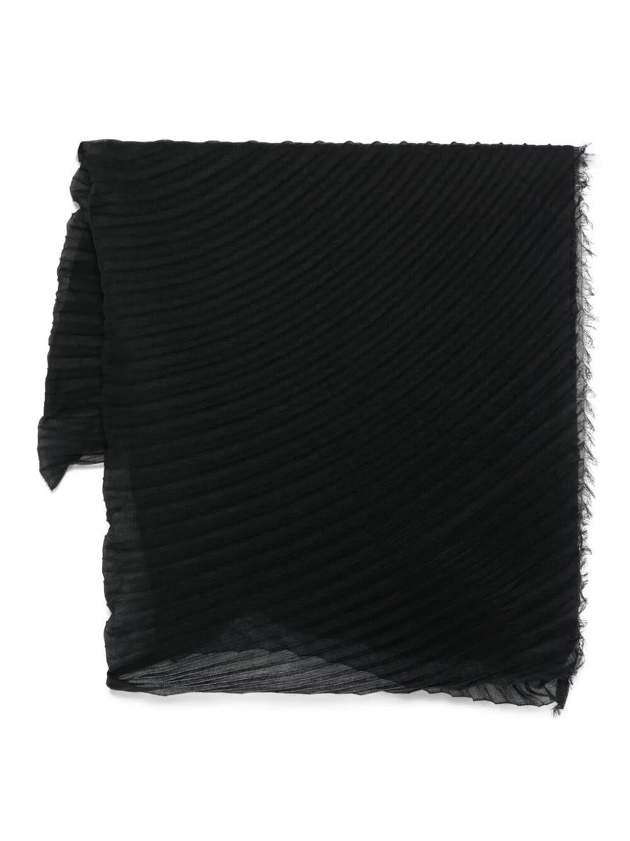 Issey Miyake "Pleats" Silky Wool Stole Accessories