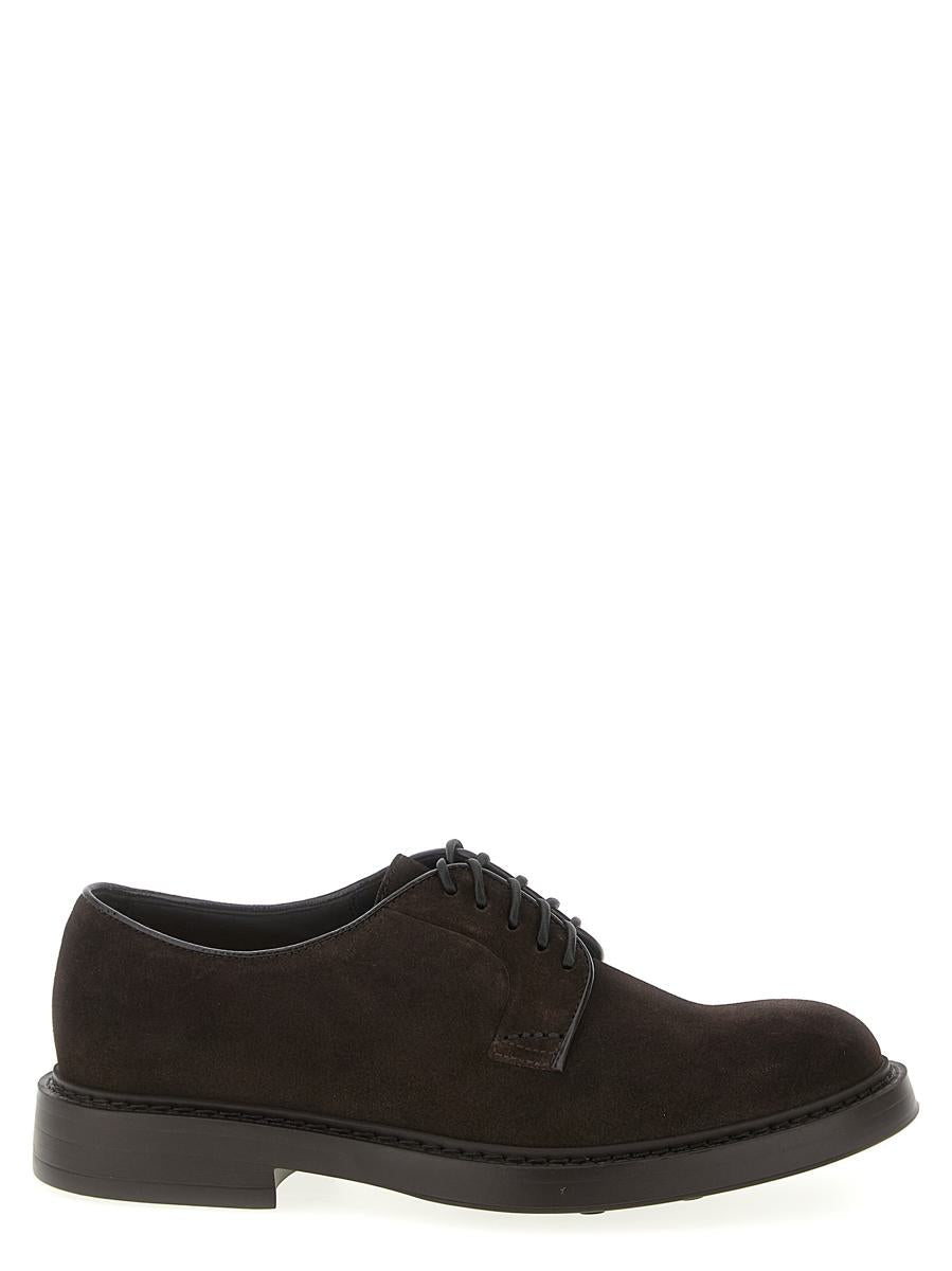Doucal's Suede Lace Up