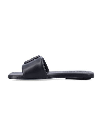 Marc Jacobs The J Marc Flat Leather Sandal