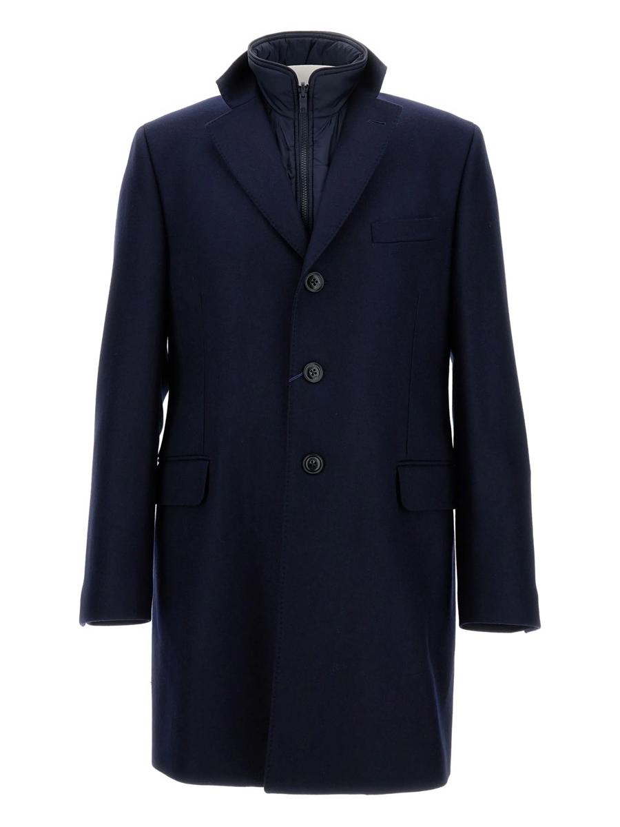 Fay Double-Breasted Coat Clothing
