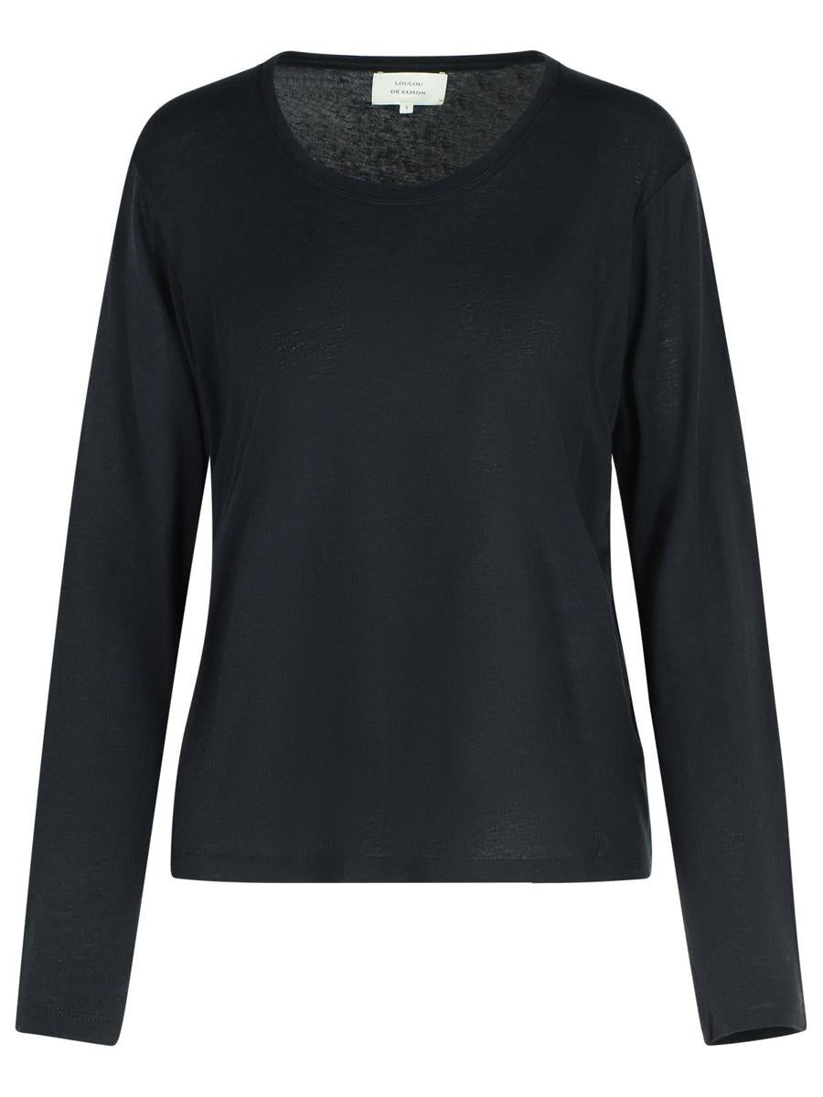 Loulou Studio Black Wool Blend Sweater