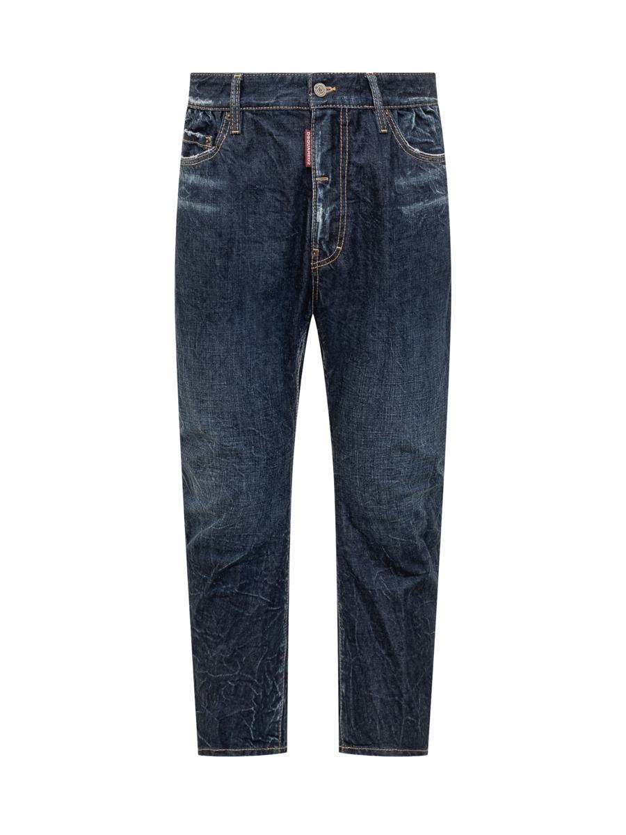DSQUARED2 Blue Used Tapered Jeans By Dsquared2