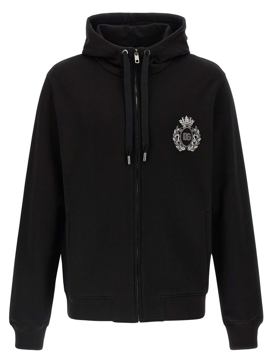 Dolce & Gabbana Heraldic Patch Hoodie