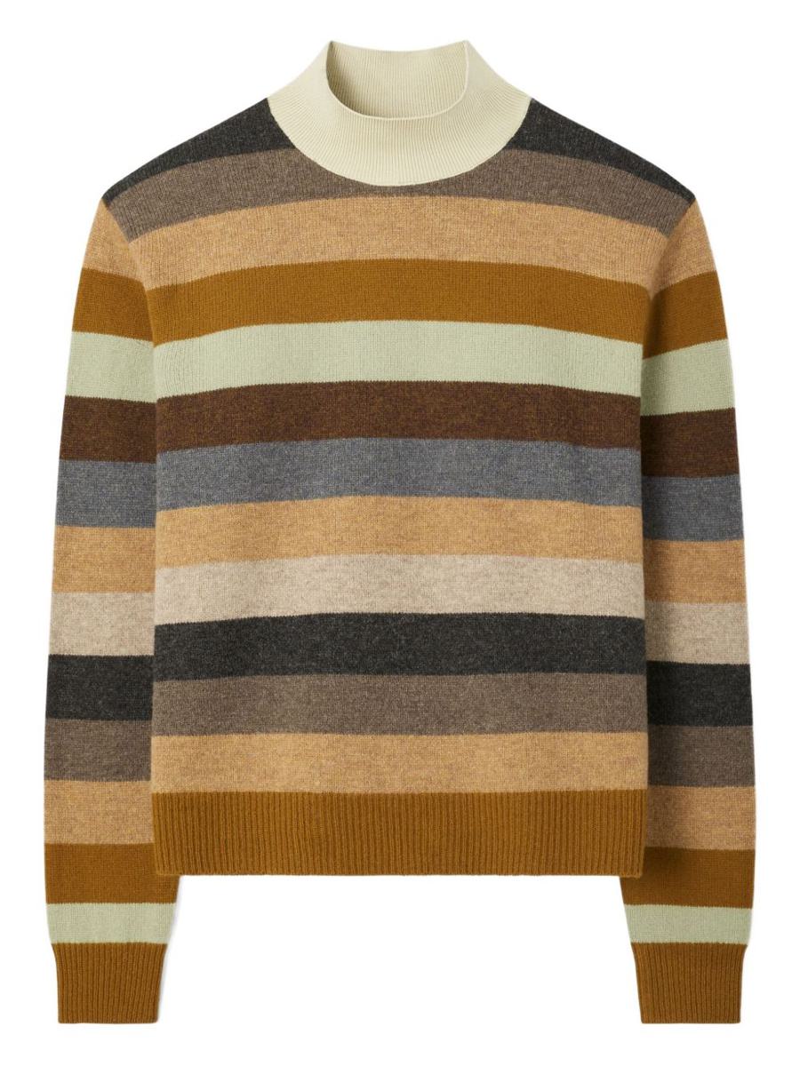 Tory Burch Striped Wool Jumper