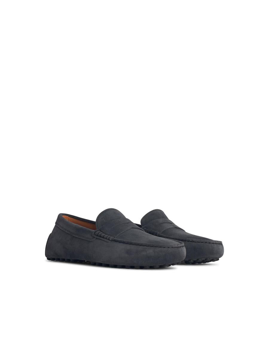 Tod'S Black Suede Loafers