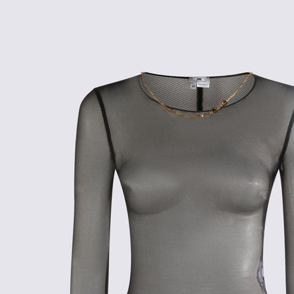 Elisabetta Franchi Black Bodysuit