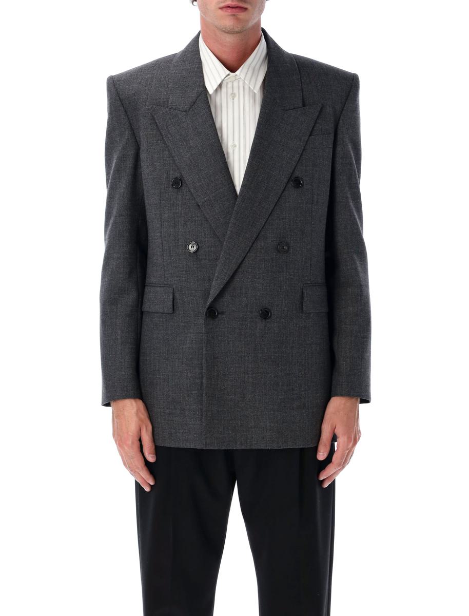 Saint Laurent Double-Breasted Wool Jacket