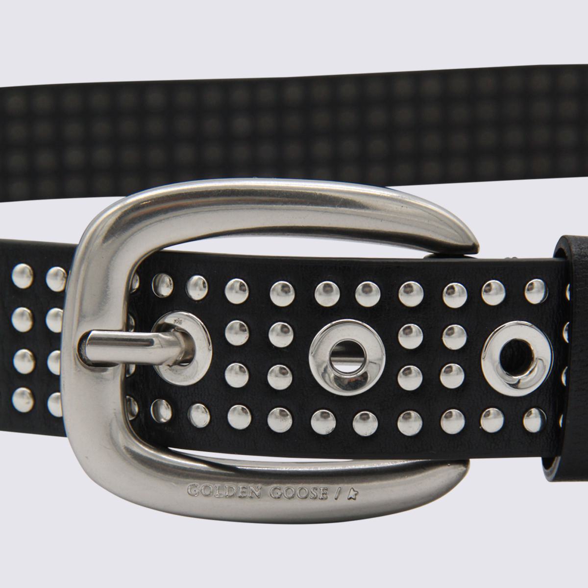 Golden Goose Black Leather Belt