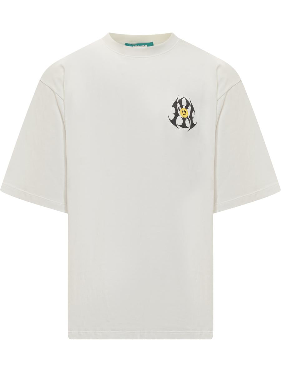 Barrow White Tribal Print Barrow T-Shirt