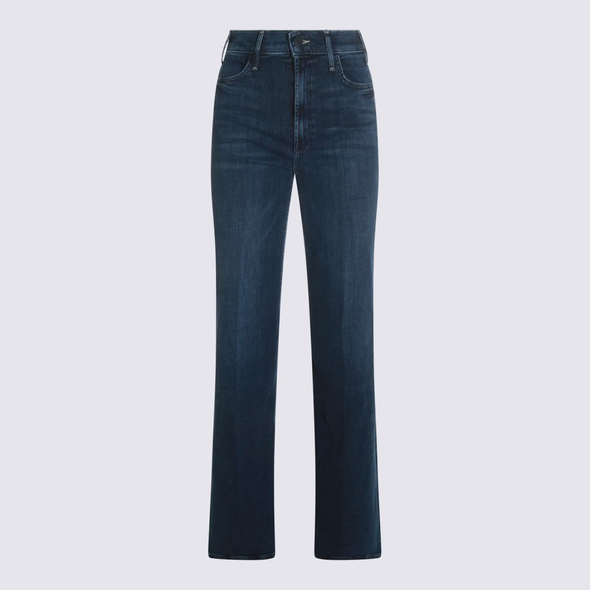 Mother Blue Cotton Jeans