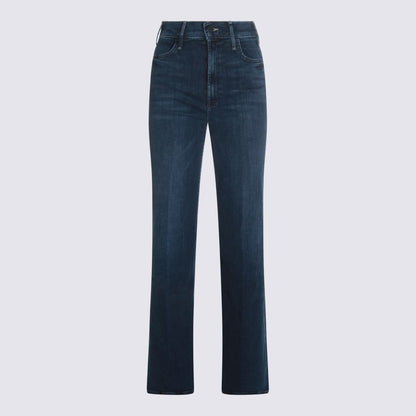 Mother Blue Cotton Jeans